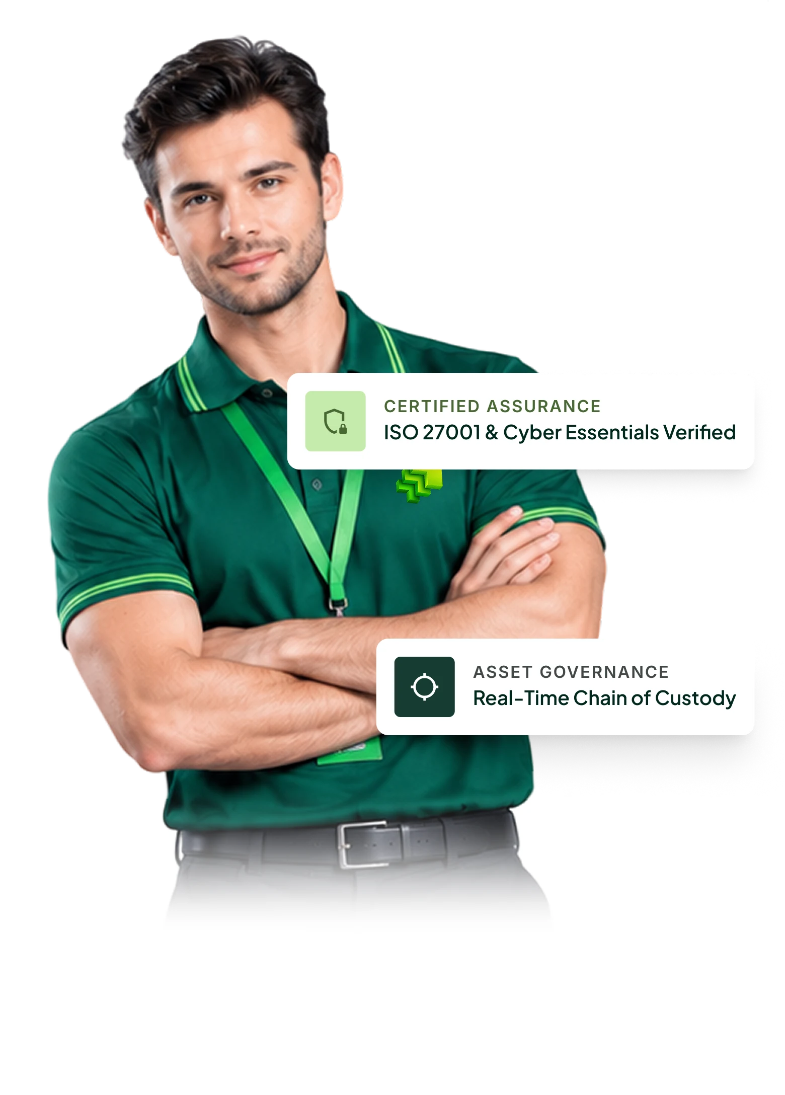 TechSteps certified specialist representing compliance, security and lifecycle management